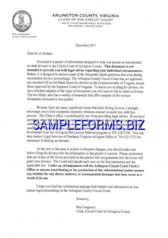 Virginia Separation Agreement Template pdf free